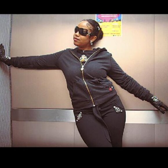 TWISTED HEART AMERICA 3 PIECE SWAVORSKI CRYSTAL Y2K RARE GRAIL VINTAGE MCBLING - Picture 3 of 10